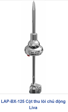 Kim thu sét chủ động Liva LAP BX 125T - bán kính bảo vệ 84M